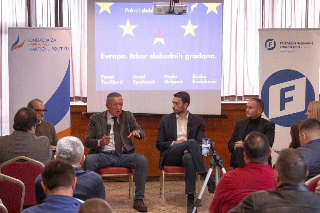 Tribina “Evropa, izbor slobodnih građana” – Evropa je pitanje dostojanstva a ne birokratije